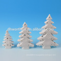 Arbre de Noël en céramique de nouvelle arrivée 2016, arbre de Noël en porcelaine blanche